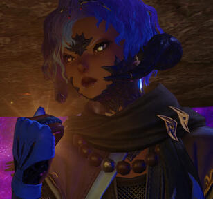 Hisui hold on to the azim crystal reaffirming their choice to stop the Endsinger.